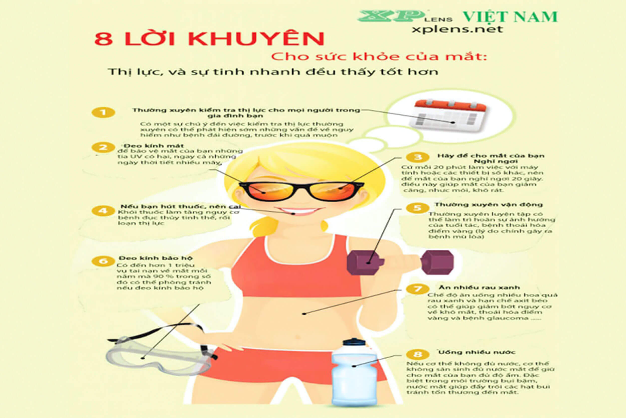 Tám thói quen giúp bảo vệ đôi mắt khỏe mạnh mỗi ngày